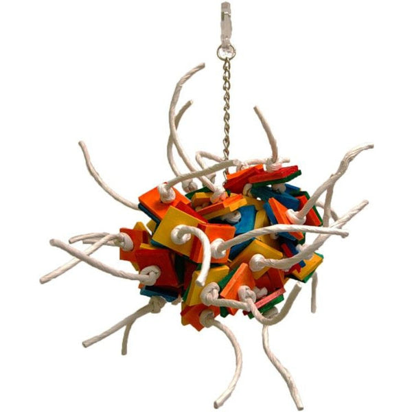 Zoo-Max Fire Ball Bird Toy, Large 17"L x 14"W-Bird-Zoo-Max-PetPhenom