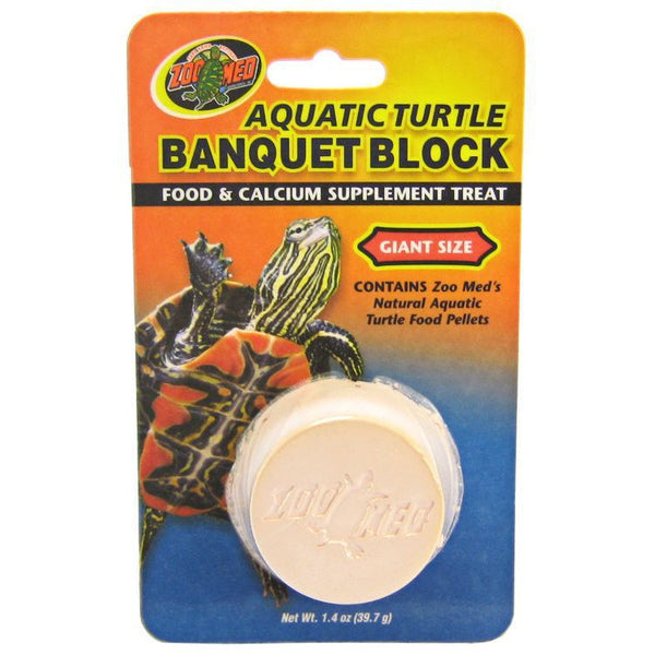 Zoo Med Aquatic Turtle Banquet Block, Giant (1 Pack)-Small Pet-Zoo Med-PetPhenom