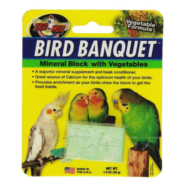 Zoo Med Bird Banquet Vegetable Block, 1 count-Bird-Zoo Med-PetPhenom