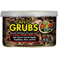 Zoo Med Can O Grubs Black Soldier Fly Larvae High Calcium Treat, 1.2 oz-Small Pet-Zoo Med-PetPhenom