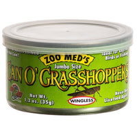 Zoo Med Can O' Jumbo Sized Grasshoppers, 1.2 oz-Small Pet-Zoo Med-PetPhenom