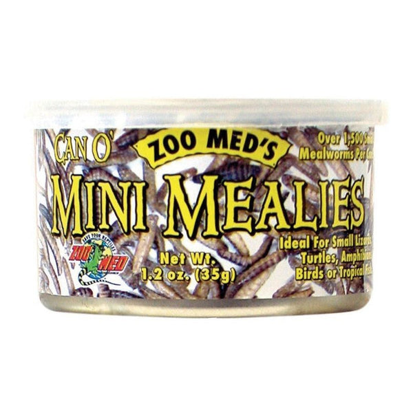 Zoo Med Can O Mini Mealies Pet Food, 1.2 oz-Small Pet-Zoo Med-PetPhenom