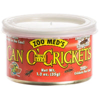 Zoo Med Can O' Mini Sized Crickets, 1.2 oz (200 Crickets)-Small Pet-Zoo Med-PetPhenom