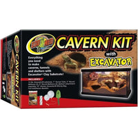 Zoo Med Cavern Kit with Excavator, Complete Excavation Kit-Small Pet-Zoo Med-PetPhenom