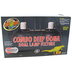 Zoo Med Combo Deep Dome Dual Lamp Fixture, Up to 300 Watts Combined-Small Pet-Zoo Med-PetPhenom