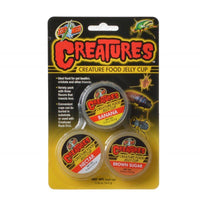 Zoo Med Creatures Creature Food Jelly Cup, 3 Pack - (0.56 oz/16 g Each)-Small Pet-Zoo Med-PetPhenom