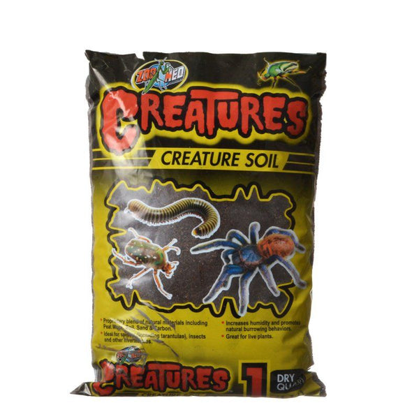 Zoo Med Creatures Creature Soil, 1 Dry Quart (1.1 Liter)-Small Pet-Zoo Med-PetPhenom