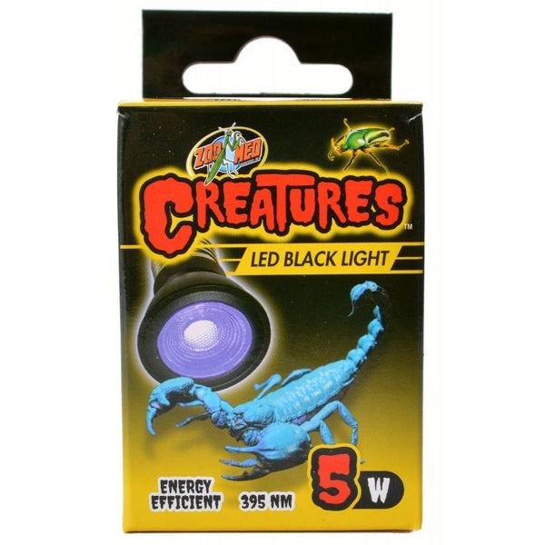 Zoo Med Creatures LED Black Light Lamp, 5 Watt-Small Pet-Zoo Med-PetPhenom