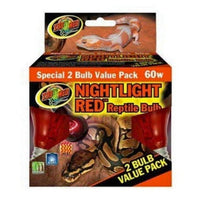 Zoo Med Daylight Reptile Bulb Red, 2 count (60 watt)-Small Pet-Zoo Med-PetPhenom