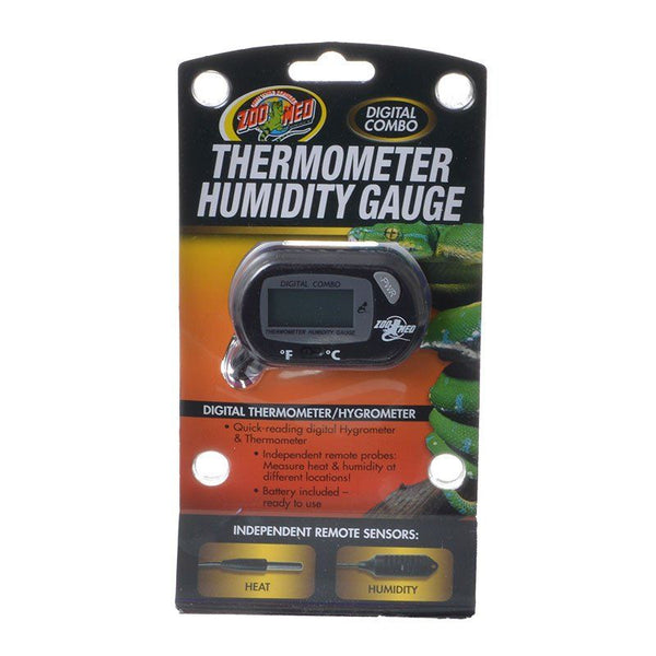 Zoo Med Digital Combo Thermometer Humidity Gauge, 1 Pack-Small Pet-Zoo Med-PetPhenom