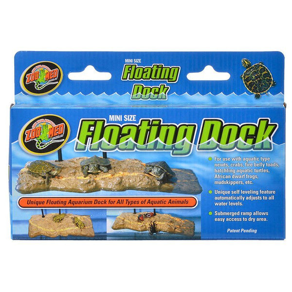 Zoo Med Floating Turtle Dock, Mini - 5 Gallon Tanks - (8" Long x 3.5" Wide)-Small Pet-Zoo Med-PetPhenom
