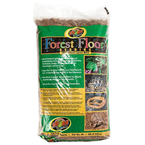 Zoo Med Forrest Floor Bedding - All Natural Cypress Mulch, 24 Quarts-Small Pet-Zoo Med-PetPhenom