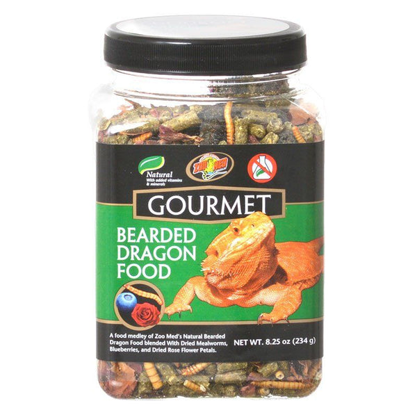 Zoo Med Gourmet Bearded Dragon Food, 8.25 oz-Small Pet-Zoo Med-PetPhenom