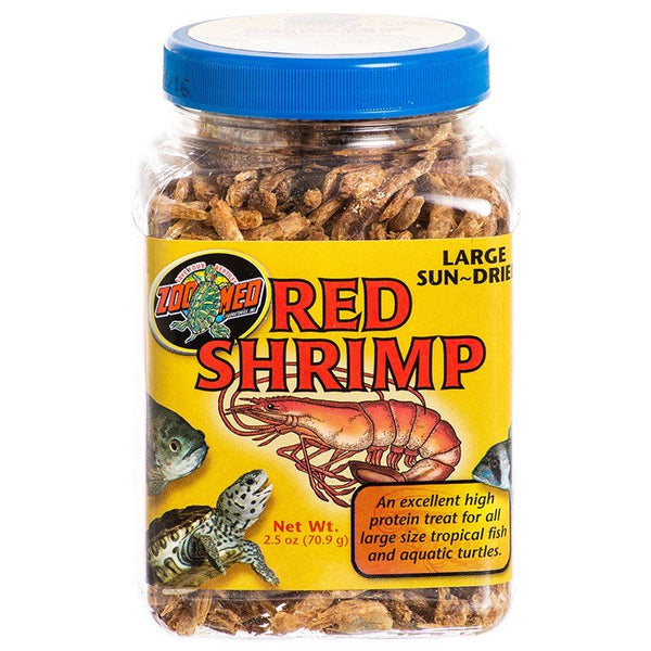 Zoo Med Large Sun-Dried Red Shrimp, 2.5 oz-Fish-Zoo Med-PetPhenom