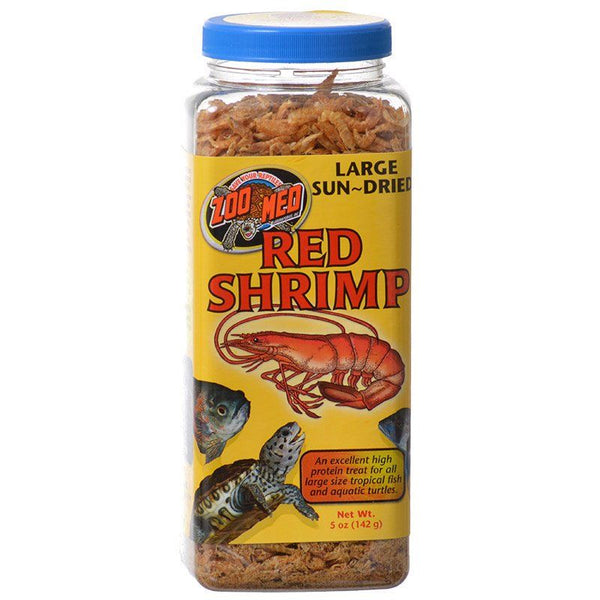 Zoo Med Large Sun-Dried Red Shrimp, 5 oz-Fish-Zoo Med-PetPhenom