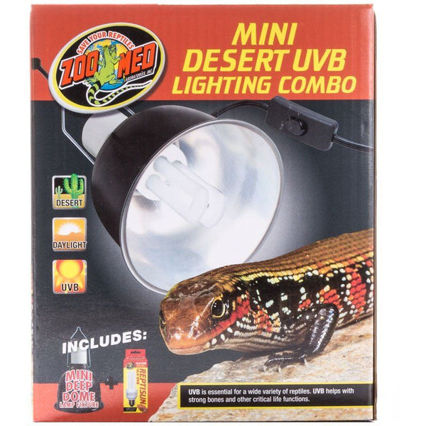 Zoo Med Mini Desert UVB Lighting Combo, Lighting Combo Pack-Small Pet-Zoo Med-PetPhenom