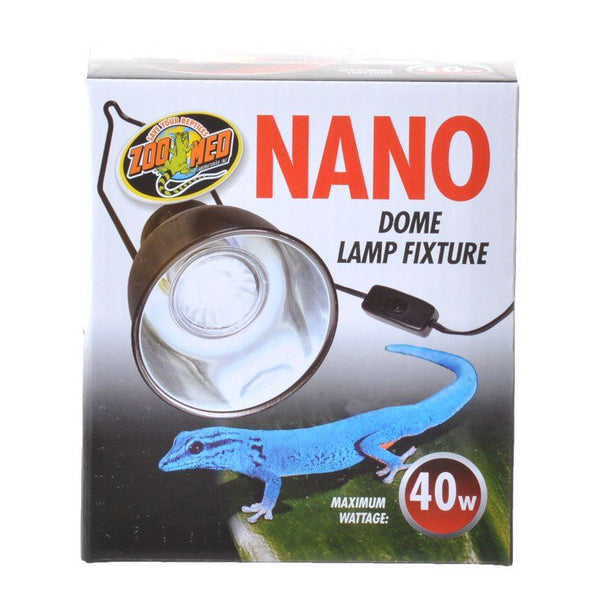 Zoo Med Nano Dome Lamp Fixture, 40 Watt - (4" Diameter)-Small Pet-Zoo Med-PetPhenom