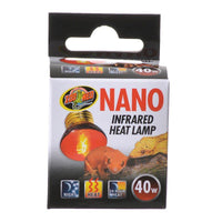 Zoo Med Nano Infrared Heat Lamp, 40 Watt-Small Pet-Zoo Med-PetPhenom