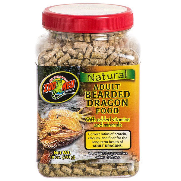 Zoo Med Natural Adult Bearded Dragon Food, 10 oz-Small Pet-Zoo Med-PetPhenom