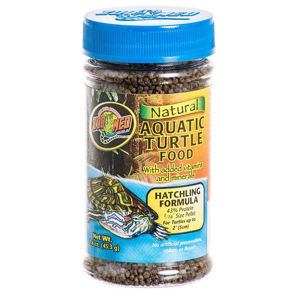 Zoo Med Natural Aquatic Turtle Food - Hatchling Formula (Pellets), 1.9 oz-Small Pet-Zoo Med-PetPhenom