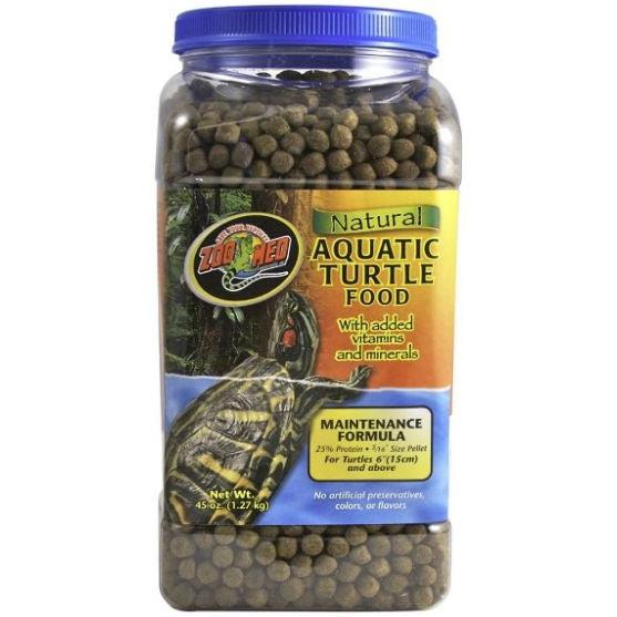 Zoo Med Natural Aquatic Turtle Food - Maintenance Formula (Pellets), 45 oz-Small Pet-Zoo Med-PetPhenom