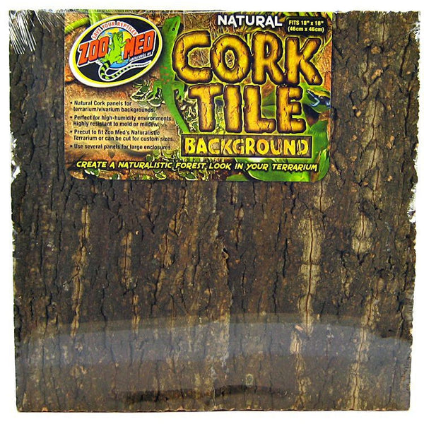 Zoo Med Natural Cork Tile Terrarium Background, Large (18"Long x 18" Wide)-Small Pet-Zoo Med-PetPhenom