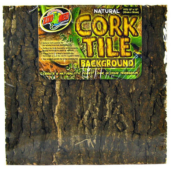 Zoo Med Natural Cork Tile Terrarium Background, Small - (12" Long x 12" Wide)-Small Pet-Zoo Med-PetPhenom