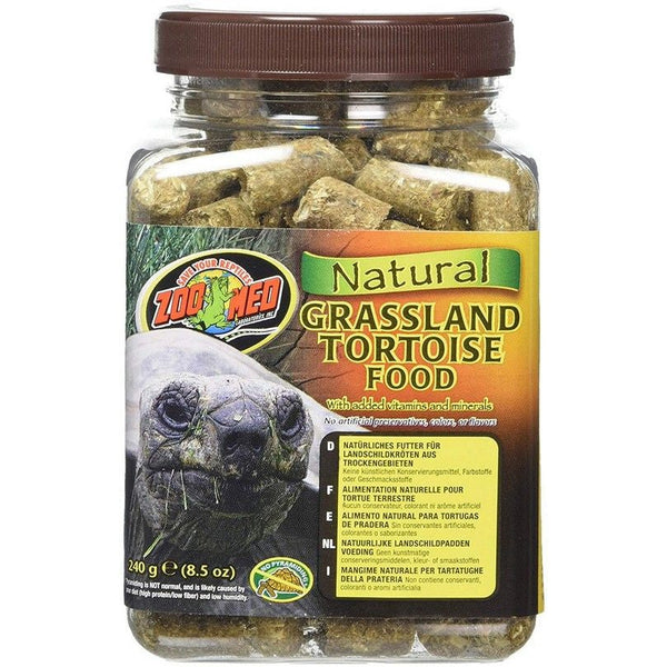 Zoo Med Natural Grassland Tortoise Food, 8.5 oz-Small Pet-Zoo Med-PetPhenom
