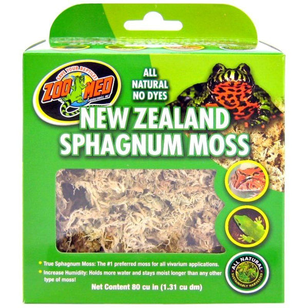 Zoo Med New Zeland Sphangnum Moss, 80 Cubic Inches-Small Pet-Zoo Med-PetPhenom