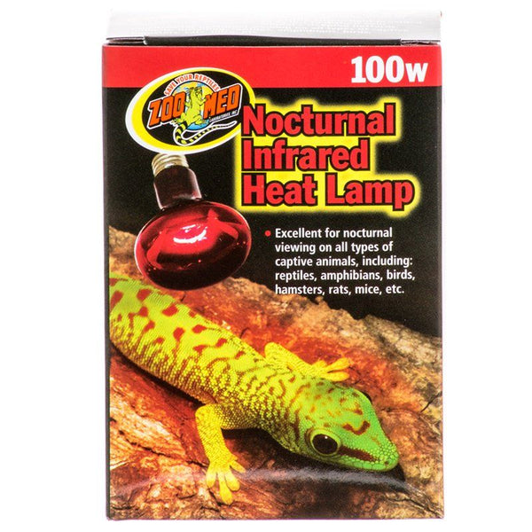 Zoo Med Nocturnal Infrared Heat Lamp, 100 Watts-Small Pet-Zoo Med-PetPhenom