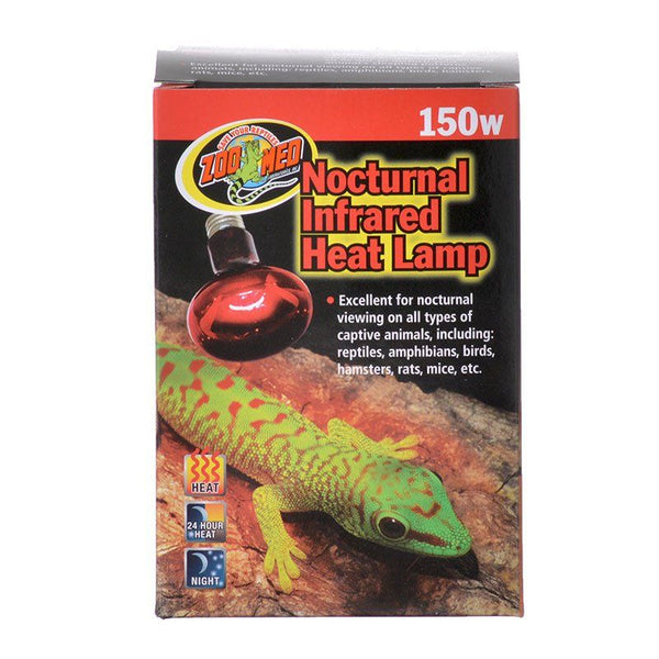 Zoo Med Nocturnal Infrared Heat Lamp, 150 Watts-Small Pet-Zoo Med-PetPhenom