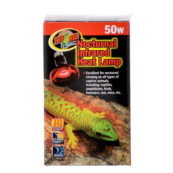 Zoo Med Nocturnal Infrared Heat Lamp, 50 Watts-Small Pet-Zoo Med-PetPhenom