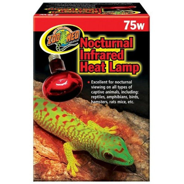 Zoo Med Nocturnal Infrared Heat Lamp, 75 Watts-Small Pet-Zoo Med-PetPhenom