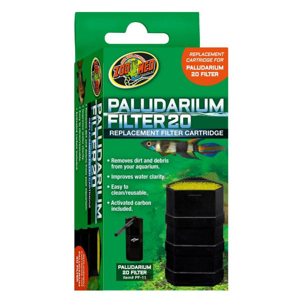 Zoo Med Paludarium Replacement Filter Cartridge, 20 Gallons-Small Pet-Zoo Med-PetPhenom