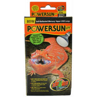 Zoo Med Powersun UVB Mercury Vapor Lamp, 80 Watt-Small Pet-Zoo Med-PetPhenom