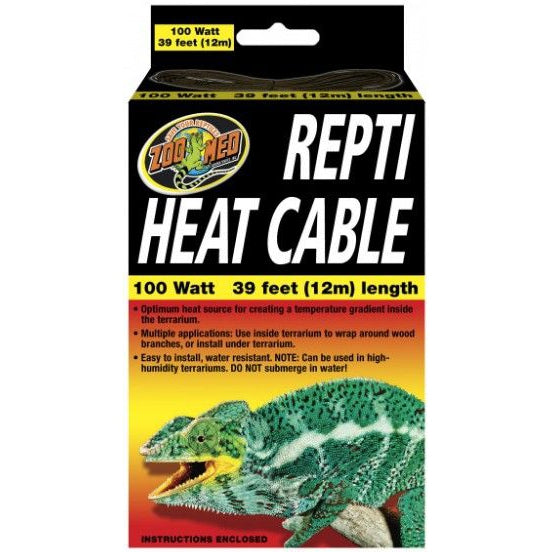 Zoo Med Repti Heat Cable, 100 watt (39'L)-Small Pet-Zoo Med-PetPhenom