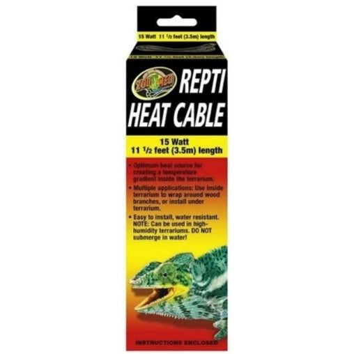 Zoo Med Repti Heat Cable, 15 watt (11.5'L)-Small Pet-Zoo Med-PetPhenom