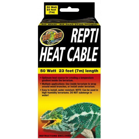 Zoo Med Repti Heat Cable, 50 watt (23'L)-Small Pet-Zoo Med-PetPhenom