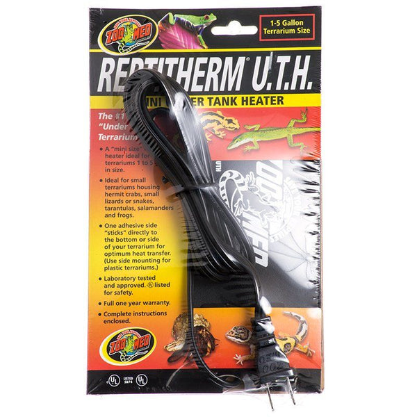 Zoo Med Repti Therm Under Tank Reptile Heater, 4 Watts - 5" Long x 4" Wide (up to 5 Gallons)-Small Pet-Zoo Med-PetPhenom
