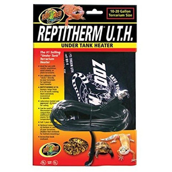 Zoo Med Repti Therm Under Tank Reptile Heater, 8 Watts - 8" Long x 6" Wide (10-20 Gallons)-Small Pet-Zoo Med-PetPhenom