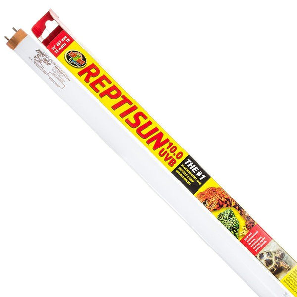 Zoo Med ReptiSun 10.0 UVB Replacement Bulb, 15 Watts T8 (18" Bulb)-Small Pet-Zoo Med-PetPhenom