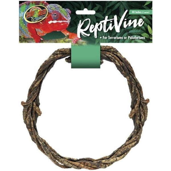 Zoo Med ReptiVine Flexible Hanging Vine for Reptiles, 40"L Flexible Vine-Small Pet-Zoo Med-PetPhenom