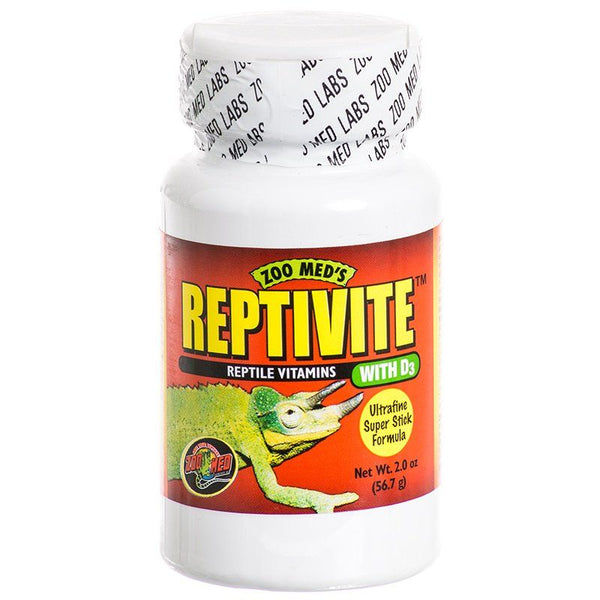Zoo Med Reptivite Reptile Vitamins with D3, 2 oz-Small Pet-Zoo Med-PetPhenom