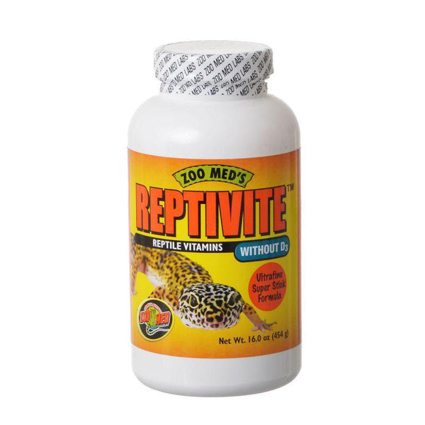 Zoo Med Reptivite Reptile Vitamins without D3, 16 oz-Small Pet-Zoo Med-PetPhenom