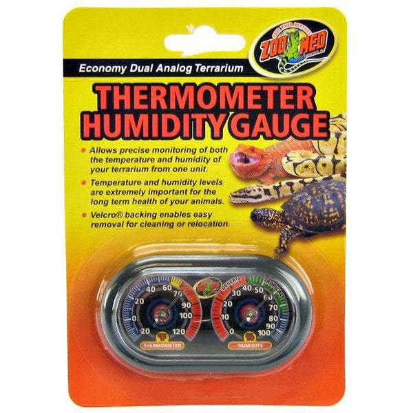 Zoo Med Terrarium Thermometer & Humidity Gauge, Thermometer & Humidity Gauge-Small Pet-Zoo Med-PetPhenom