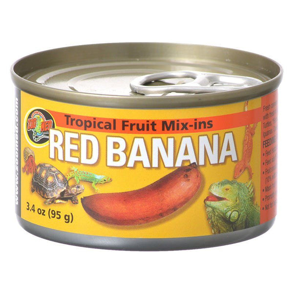 Zoo Med Tropical Friut Mix-ins Red Banana Reptile Treat, 4 oz-Small Pet-Zoo Med-PetPhenom