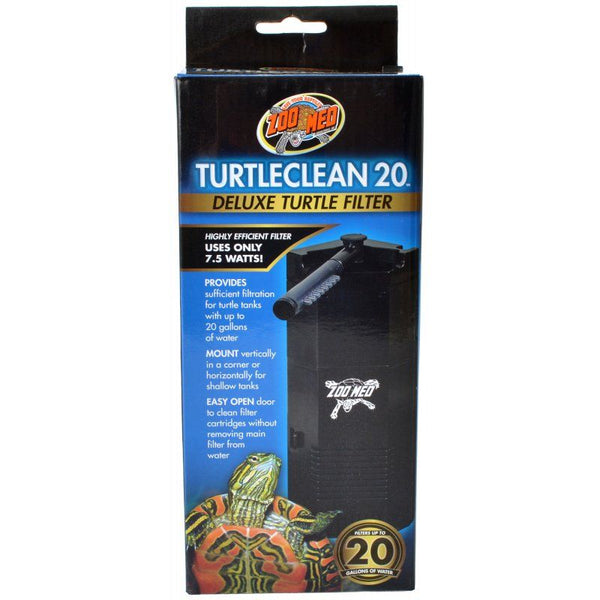 Zoo Med TurtleClean Deluxe Turtle Filter, 20 Gallons-Small Pet-Zoo Med-PetPhenom