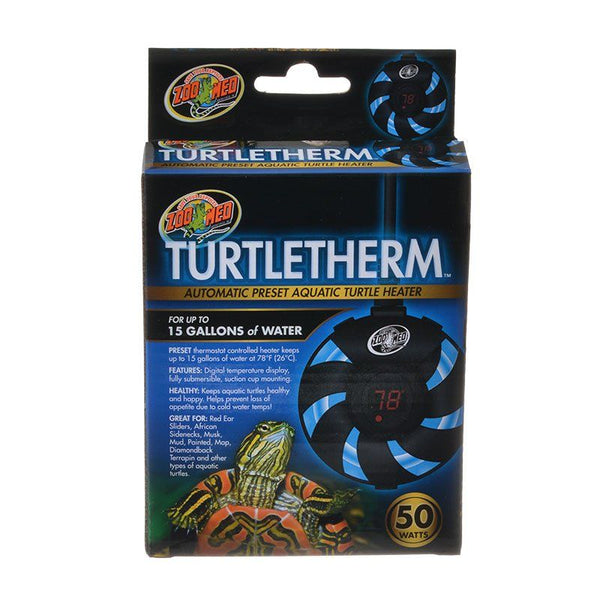Zoo Med Turtletherm Automatic Preset Aquatic Turtle Heater, 50 Watt (Up to 15 Gallons)-Small Pet-Zoo Med-PetPhenom