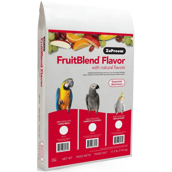 ZuPreem FruitBlend Flavor Bird Food for Parrots & Conures, 17.5 lbs-Bird-ZuPreem-PetPhenom