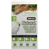 ZuPreem Natural Blend Bird Food - Cockatiel, Medium (20 lbs)-Bird-ZuPreem-PetPhenom